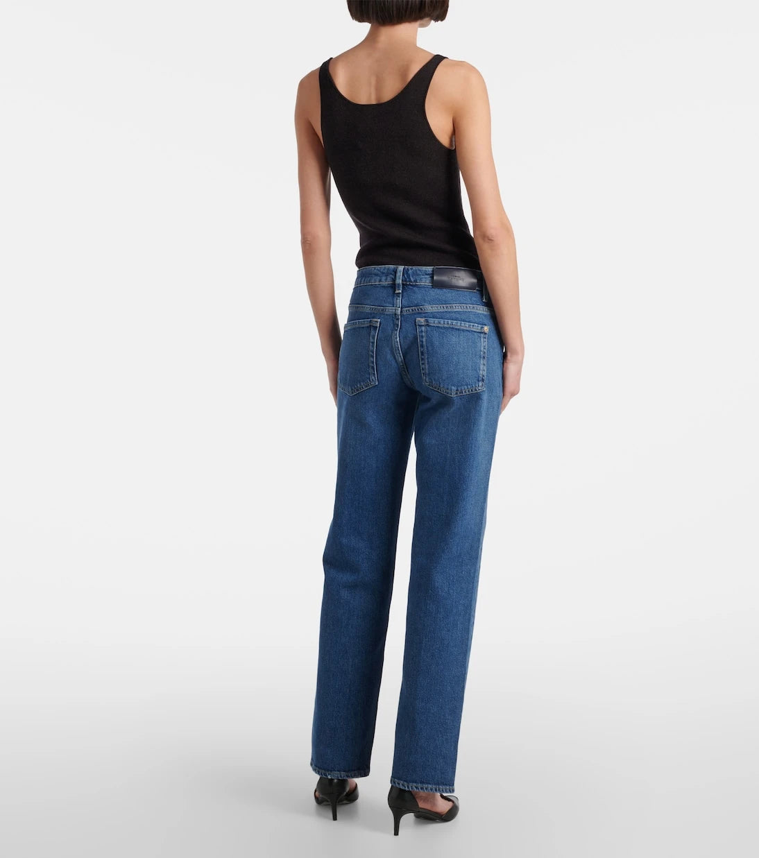 7 For All Mankind - Calie mid-rise straight jeans