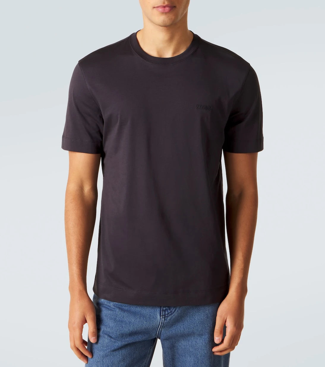 Zegna - Logo cotton jersey T-shirt