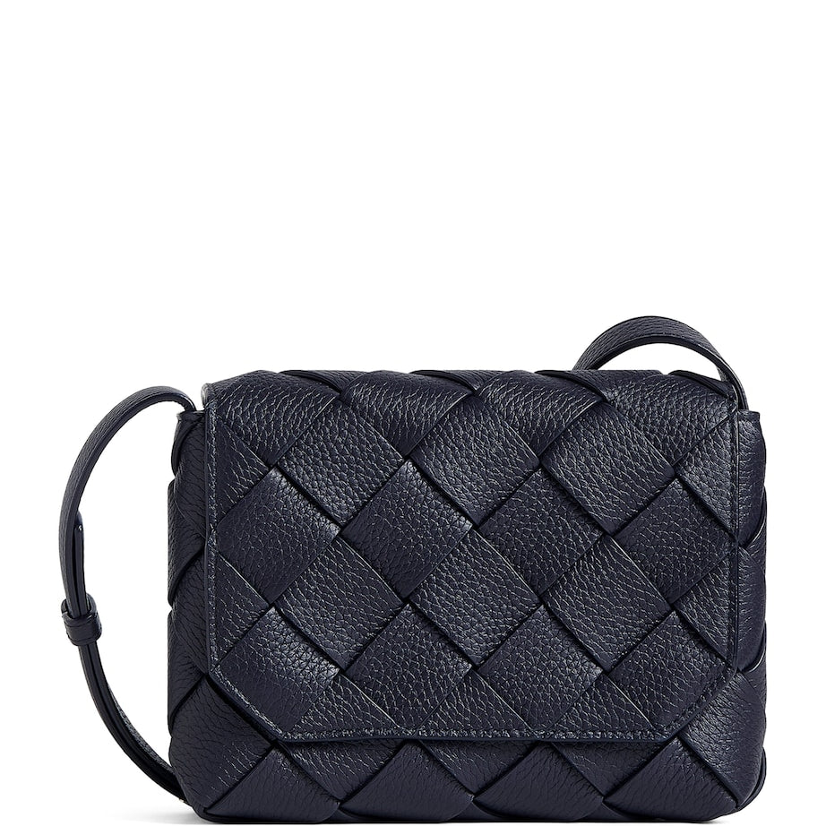 Leather Diago Cross-Body Bag