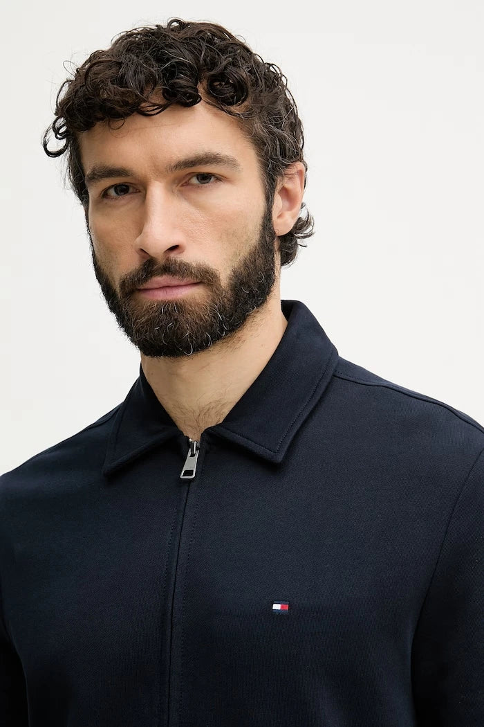Tommy Hilfiger Суичър с цип мъжки памучен
