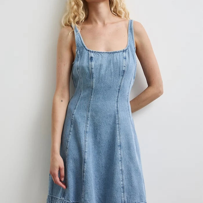 Medicine Denim İspanyol Kesim Elbise