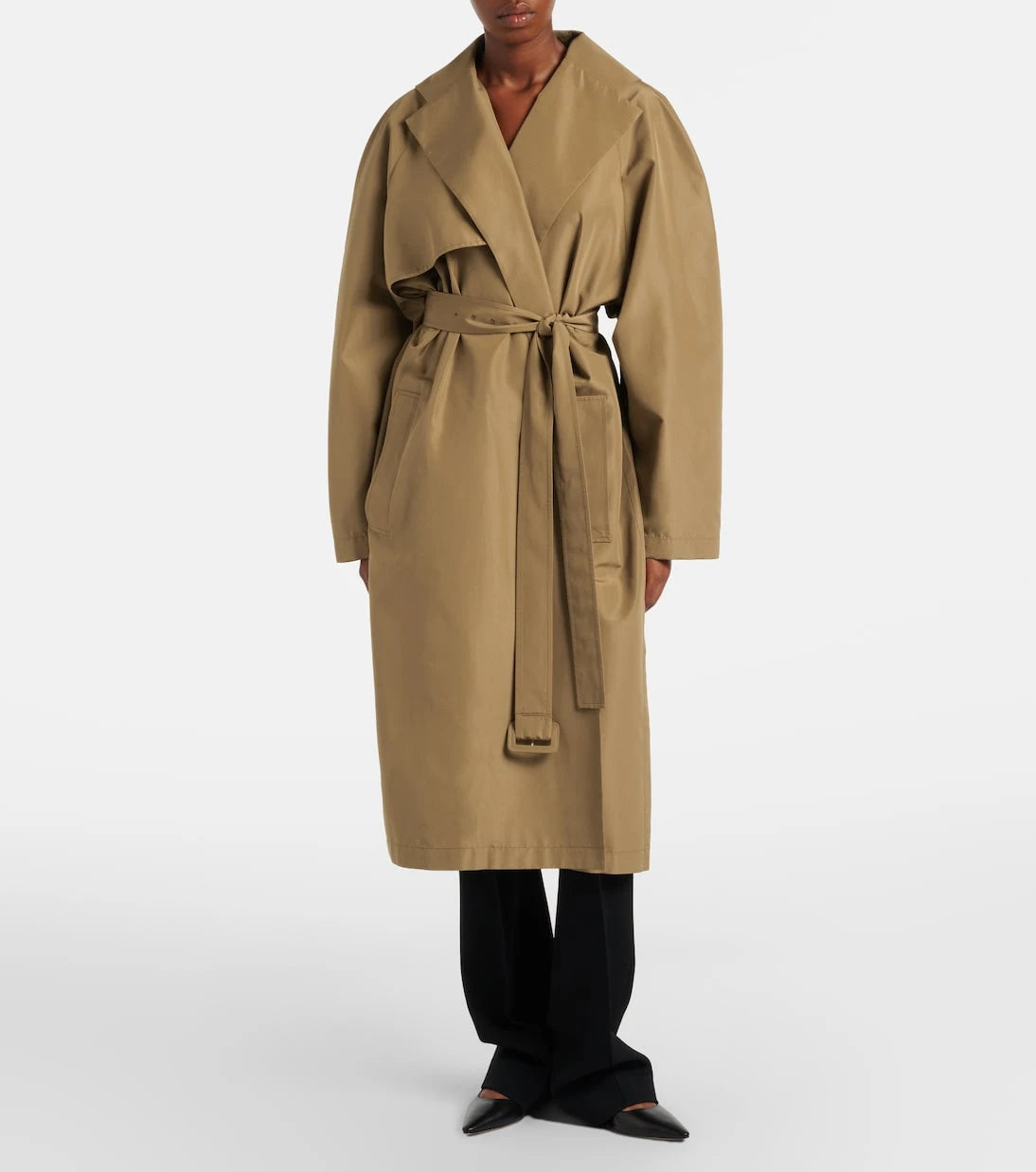 The Row - Amapola silk trench coat