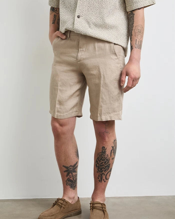 Medicine Erkek Keten Chino Kısa Pantolon