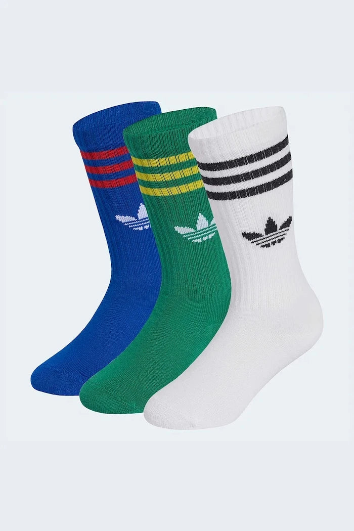 Детски чорапи с памук adidas Originals (3 чифта)