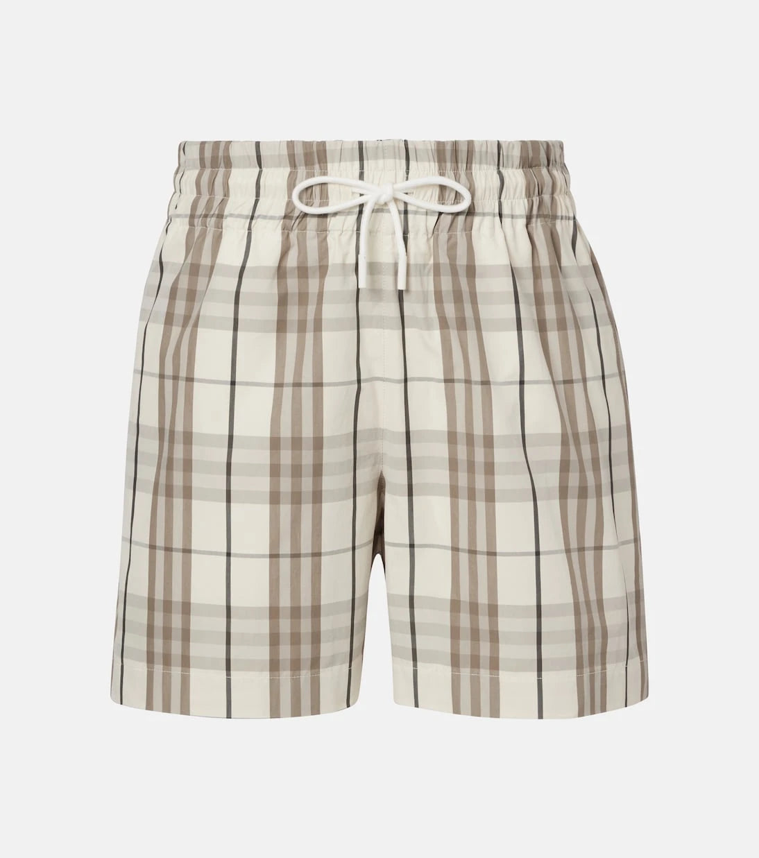 Burberry - شورت بربري كاروهات قطن