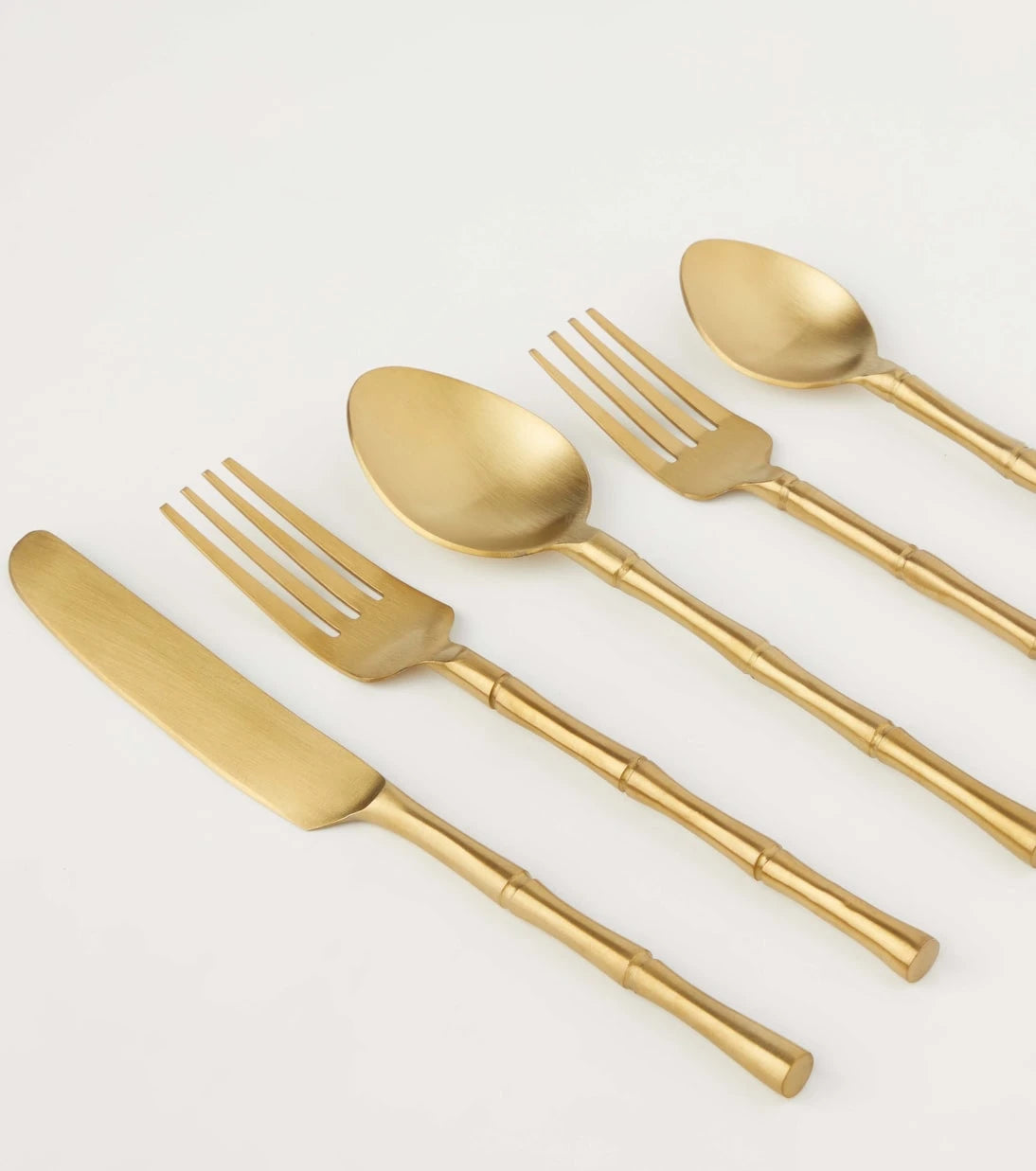 Les-Ottomans - Bamboo 5-piece cutlery set