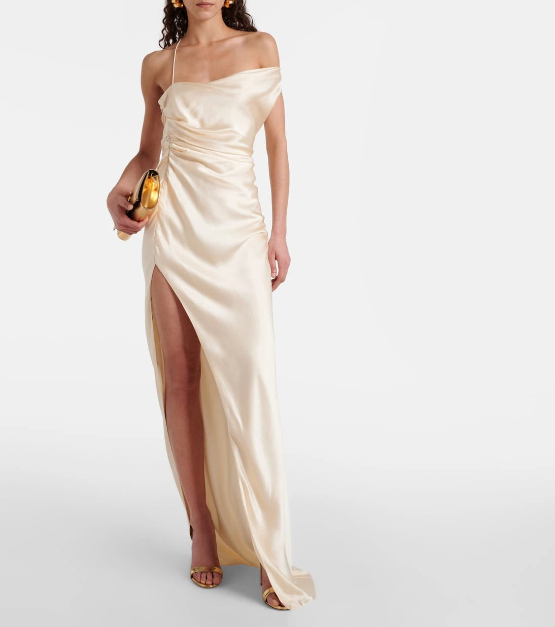 The Sei - Asymmetric silk satin gown