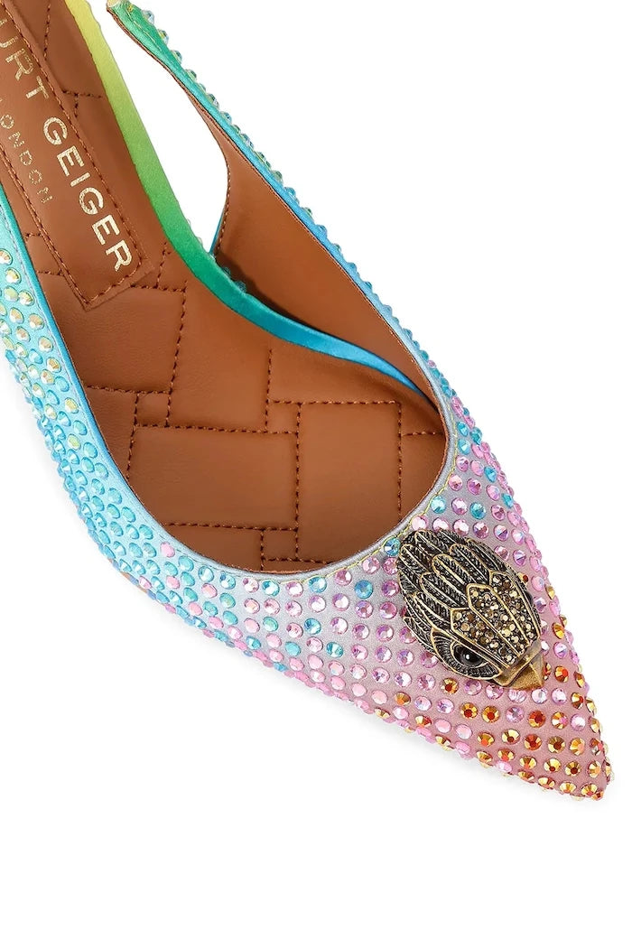 Kurt Geiger London обувки с ток Belgravia Sling 85 Other Fabric