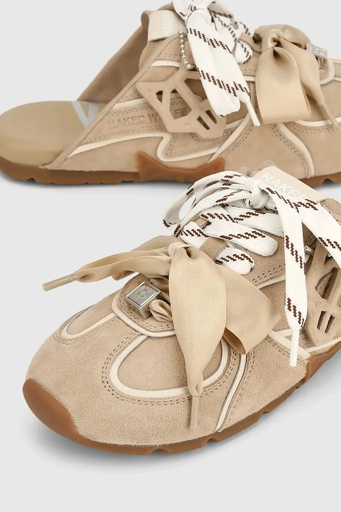 Naked Wolfe чехли дамски от велур Admire Off White Suede