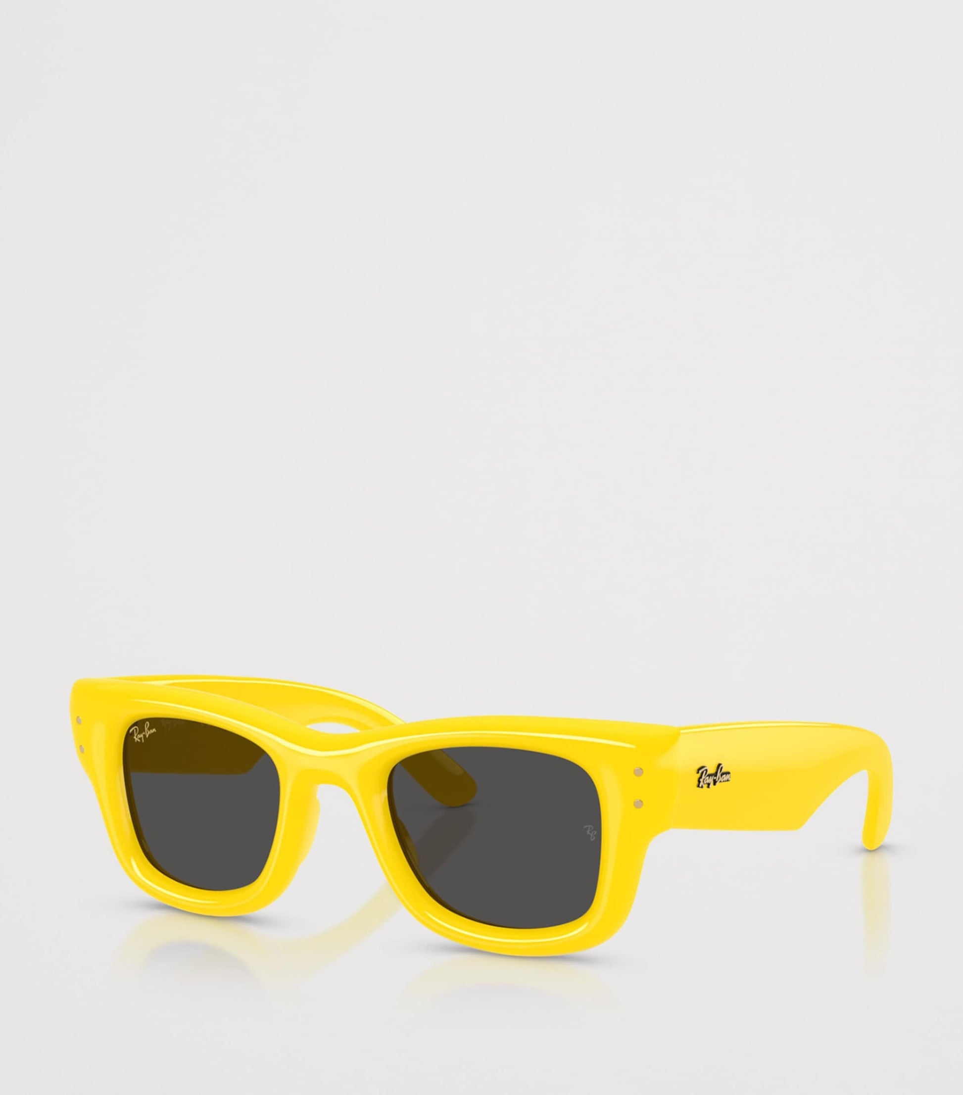 Ray-Ban Yellow Nylon Puffer Square Wayfairer Sunglasses