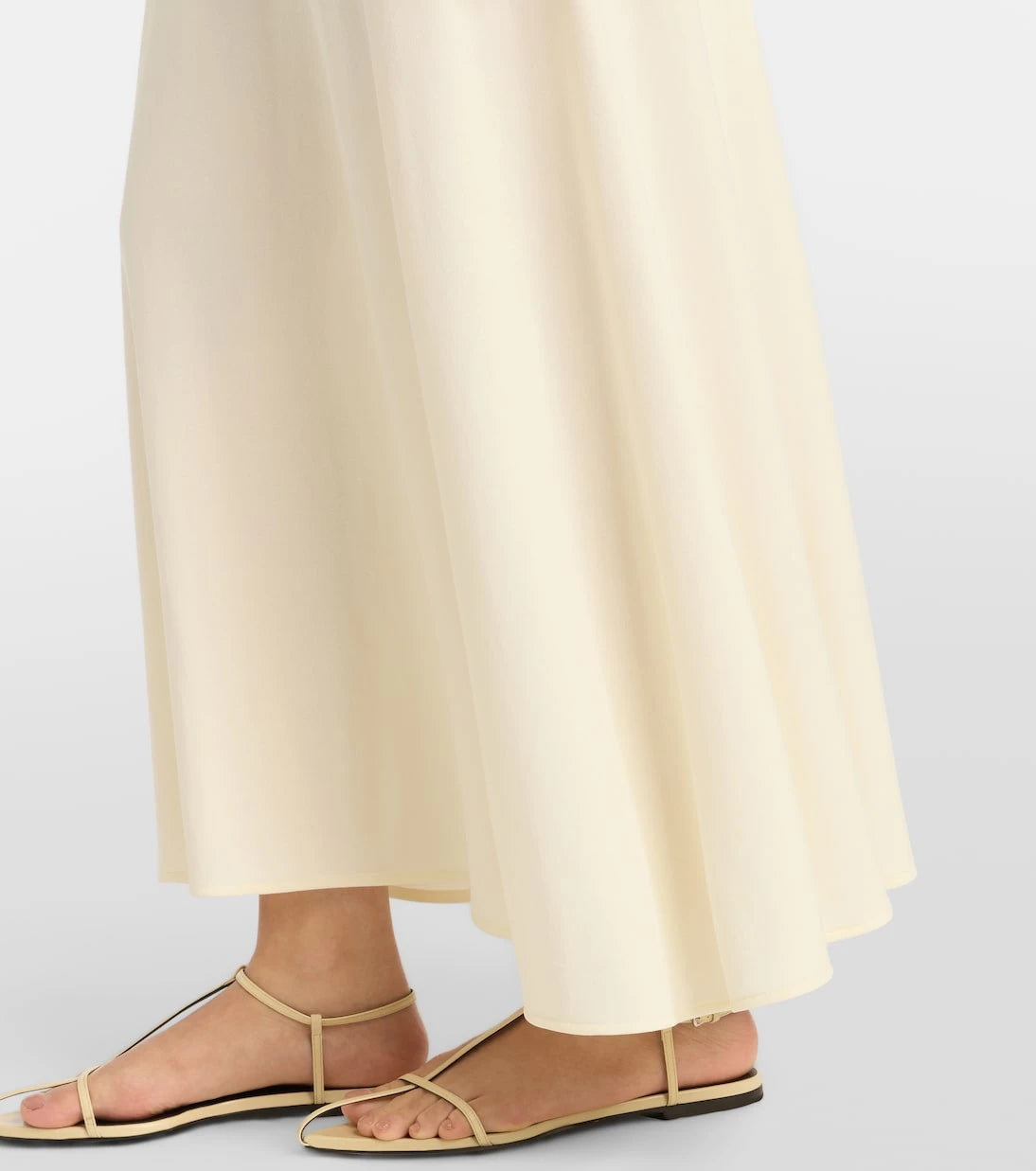 Jil Sander - Layered crêpe maxi dress