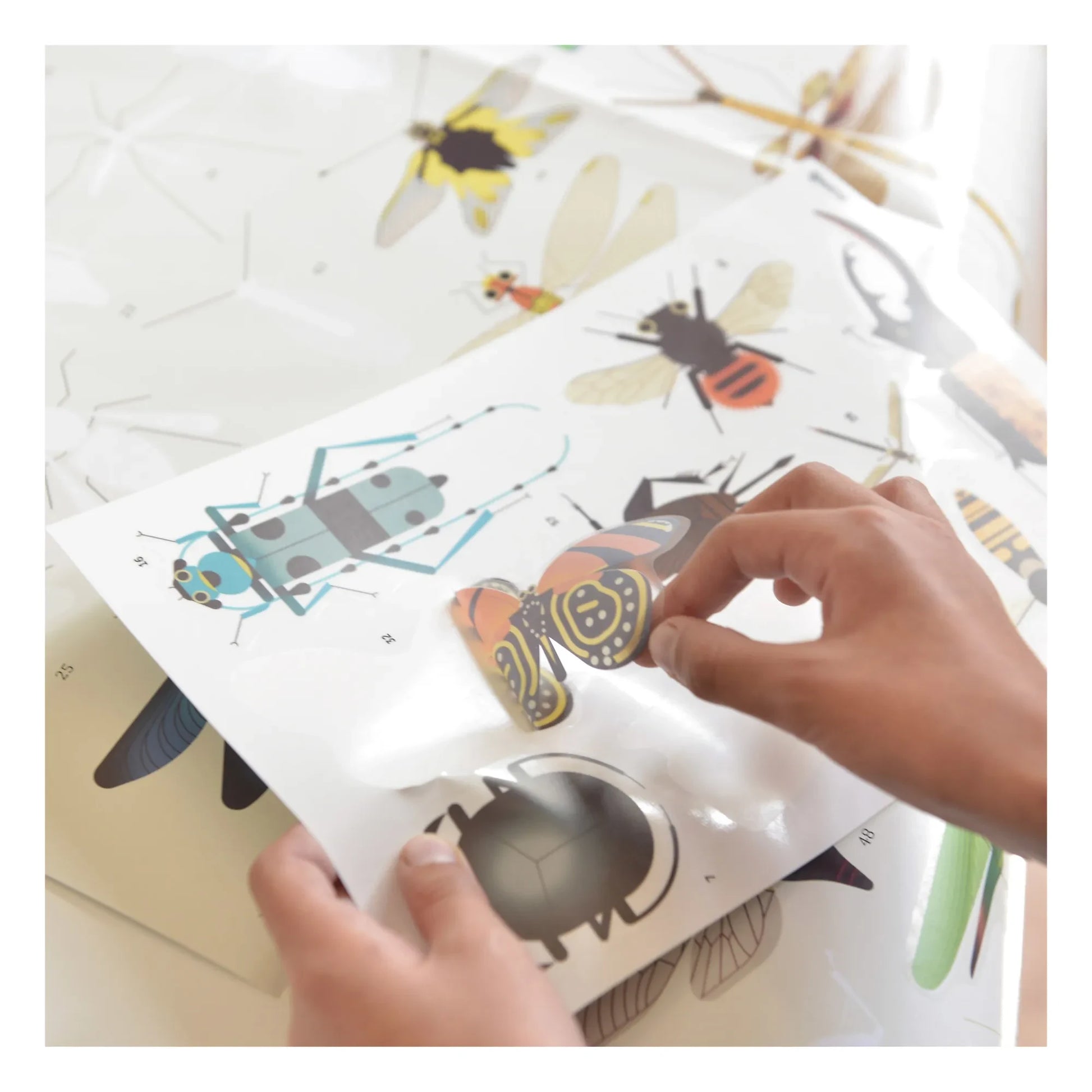 Poppik - Insects Sticker Poster