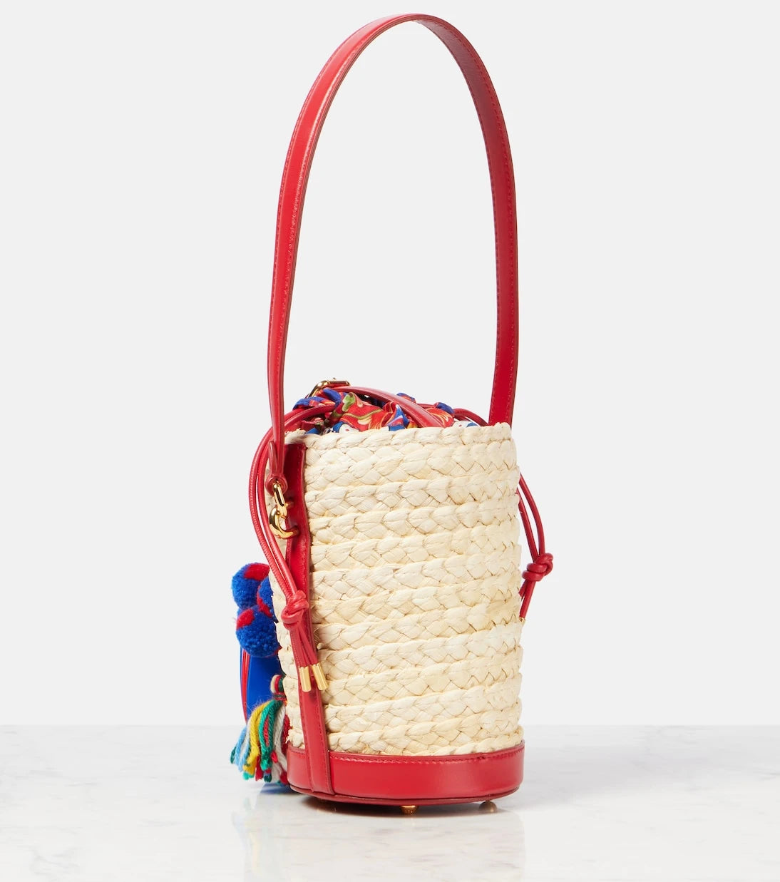 Dolce&Gabbana - Taormina Carla Medium raffia bucket bag