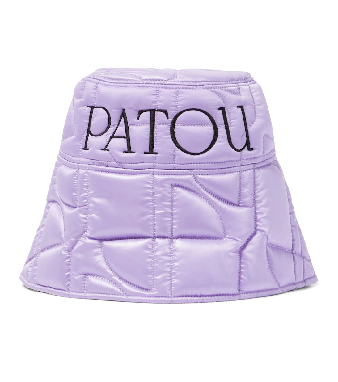 Patou - Logo quilted satin bucket hat
