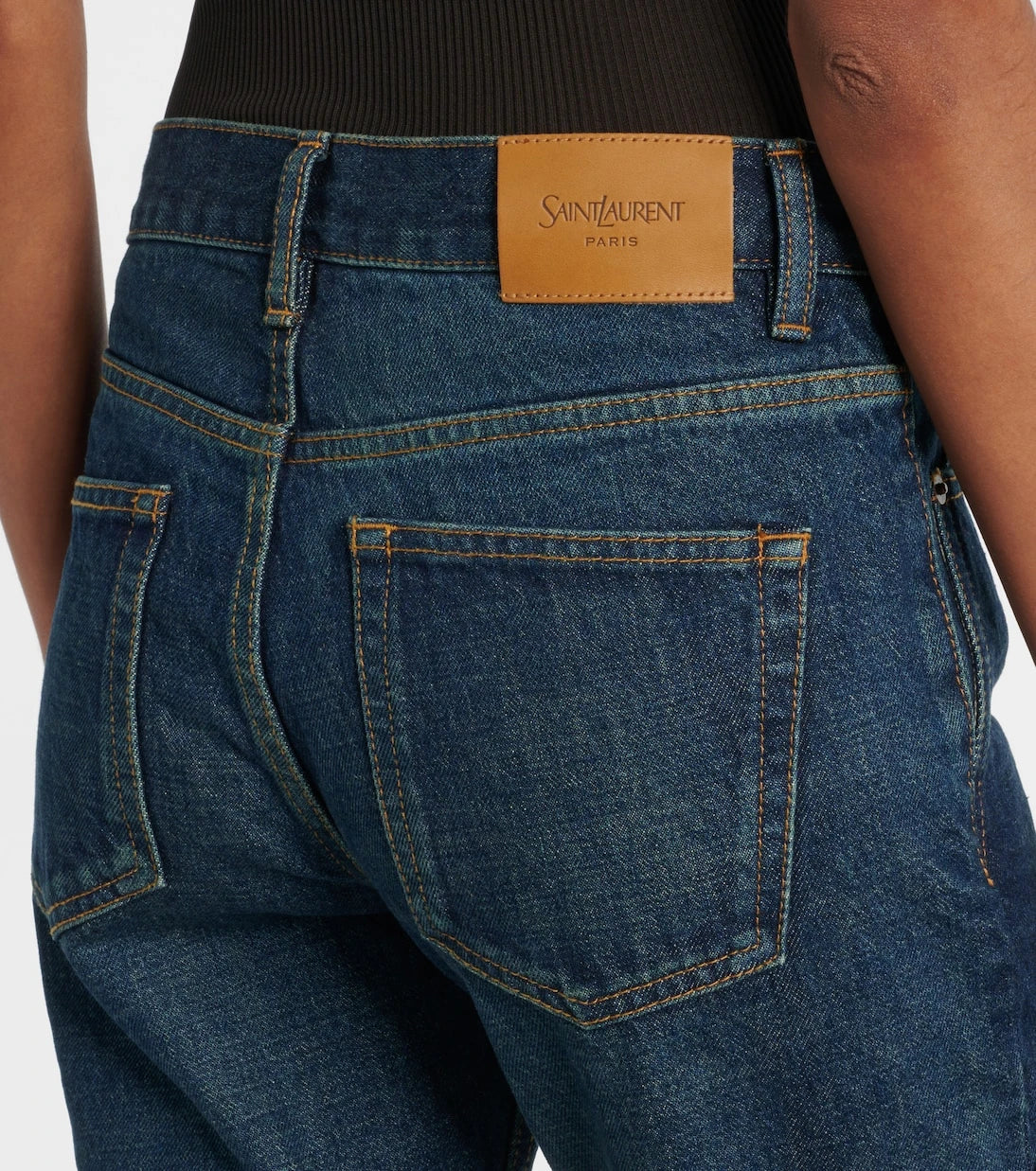 Saint Laurent - Mid-rise bootcut jeans