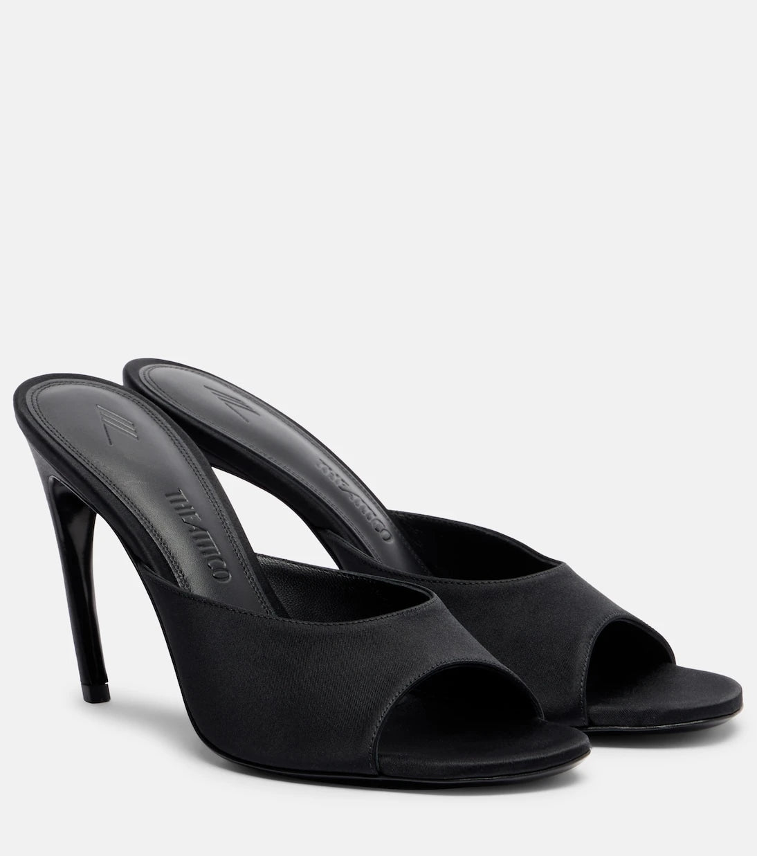 The Attico - Betta satin mules