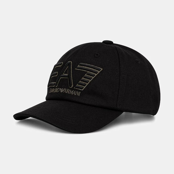 EA7 Emporio Armani шапка с козирка от памук