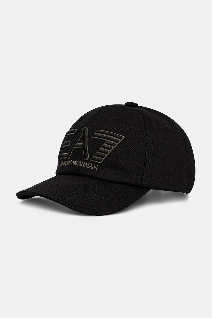 EA7 Emporio Armani шапка с козирка от памук