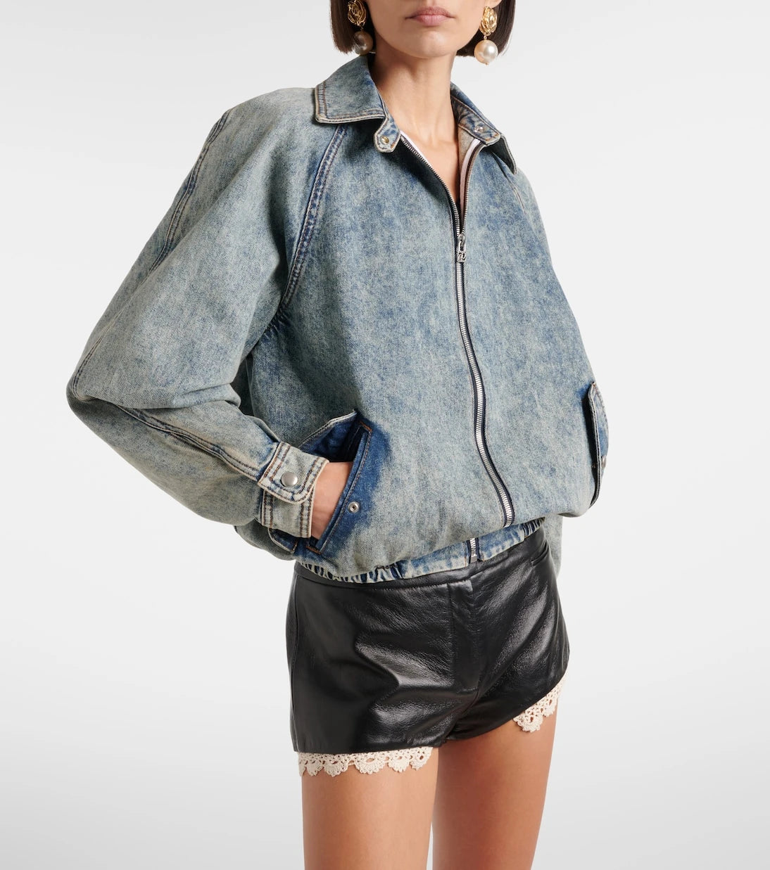 Magda Butrym - Denim blouson jacket
