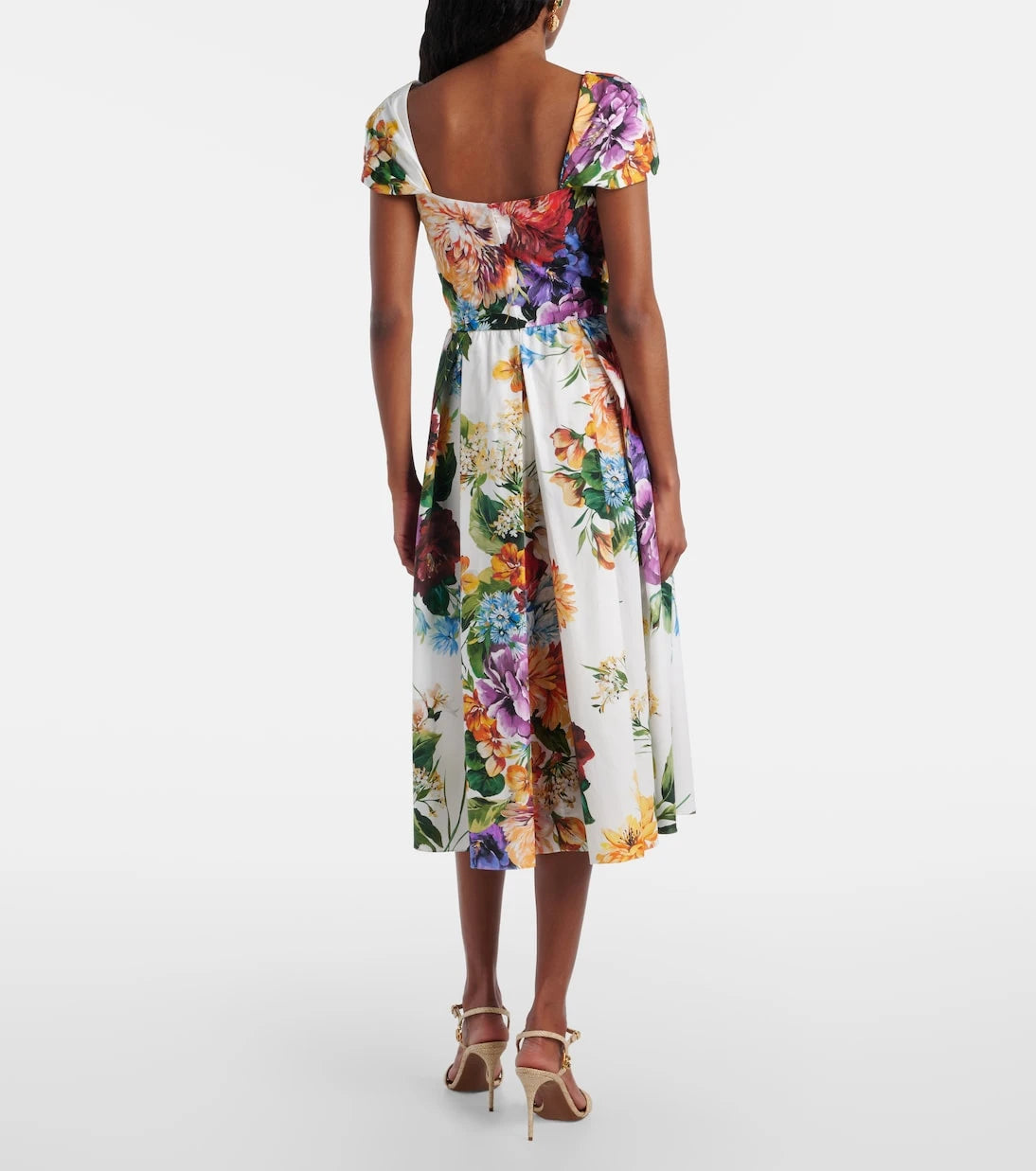 Dolce&Gabbana - Floral cotton midi dress