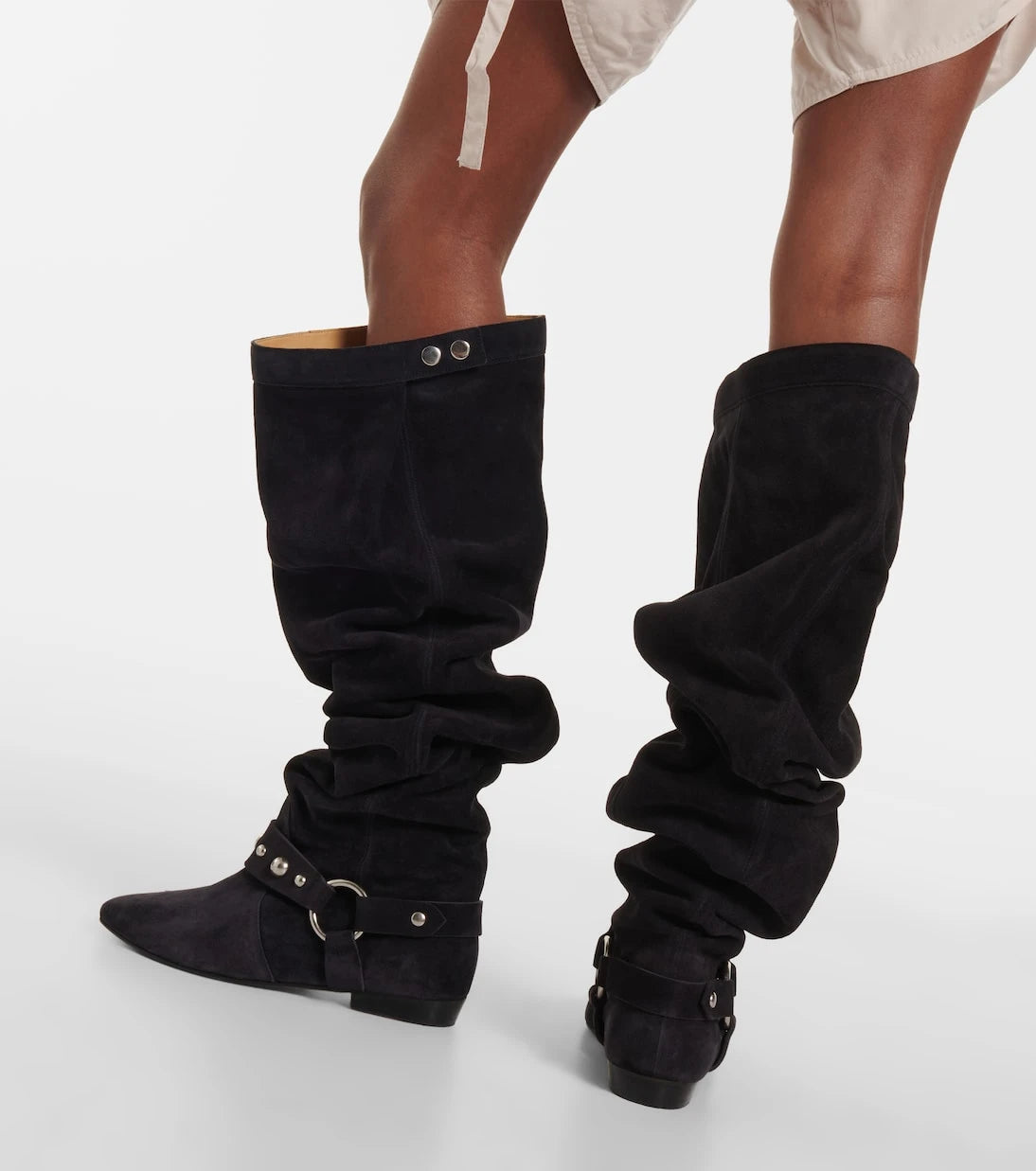Isabel Marant - Selize suede over-the-knee boots