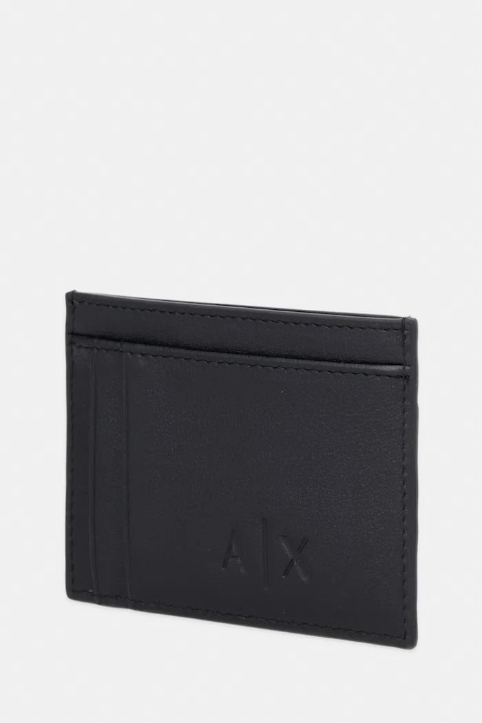 Armani Exchange калъф за карти мъжки от кожа