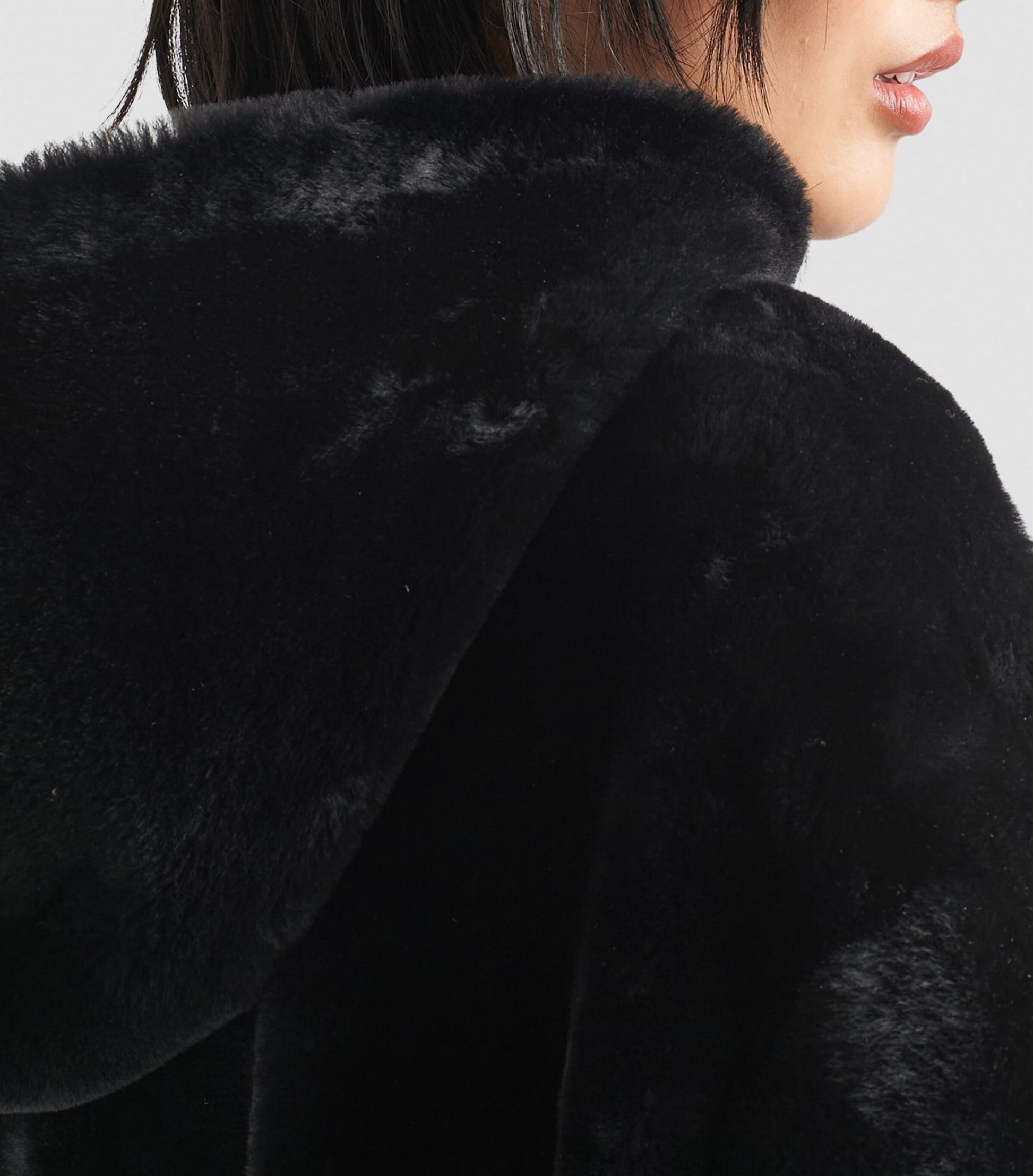 Prada Black Shearling Reversible Jacket