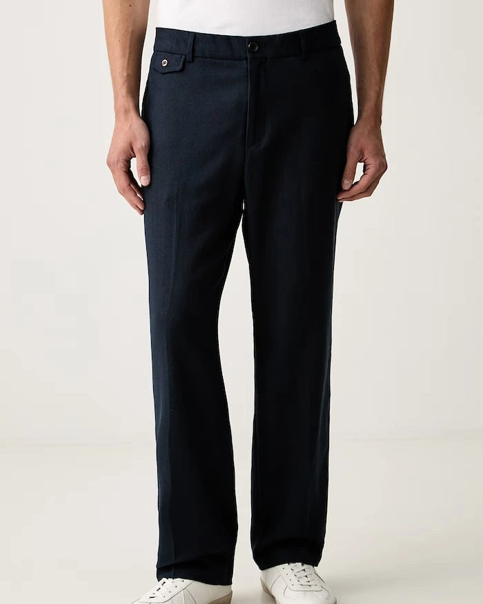 Scotch & Soda erkek pantolon, keten ilaveli
