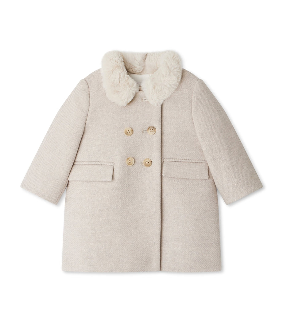 Wool-Blend Moka Coat (12-18 Months)