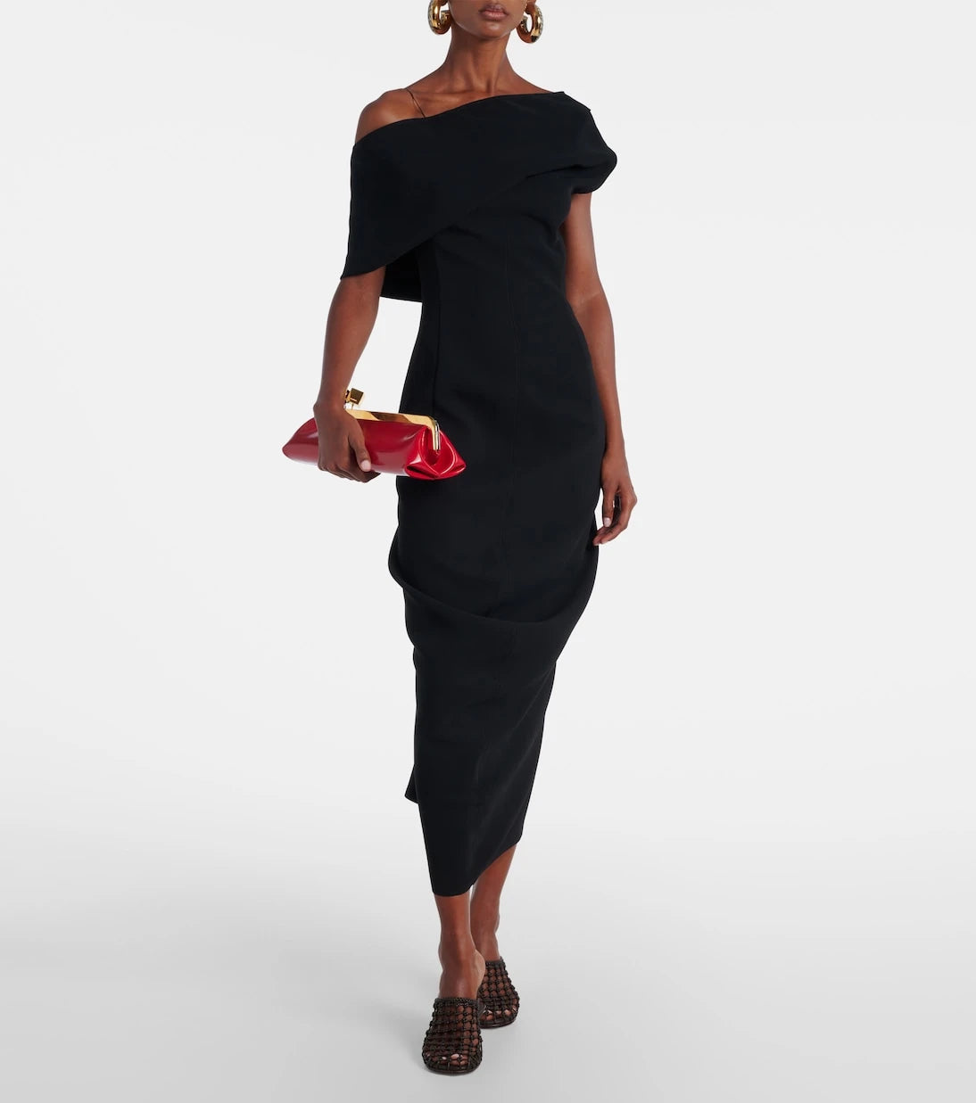 Jacquemus - One-shoulder midi dress