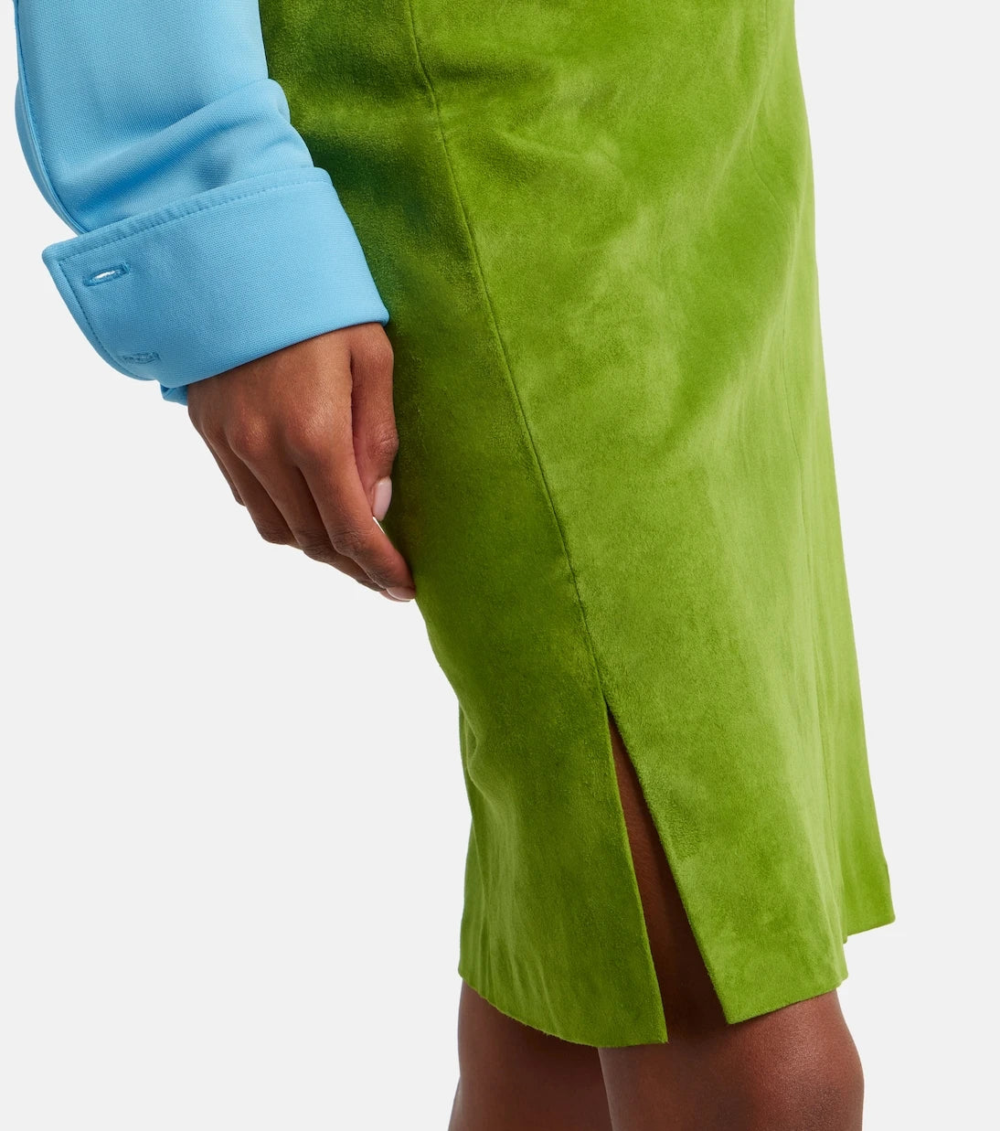 Stouls - Gin suede midi skirt