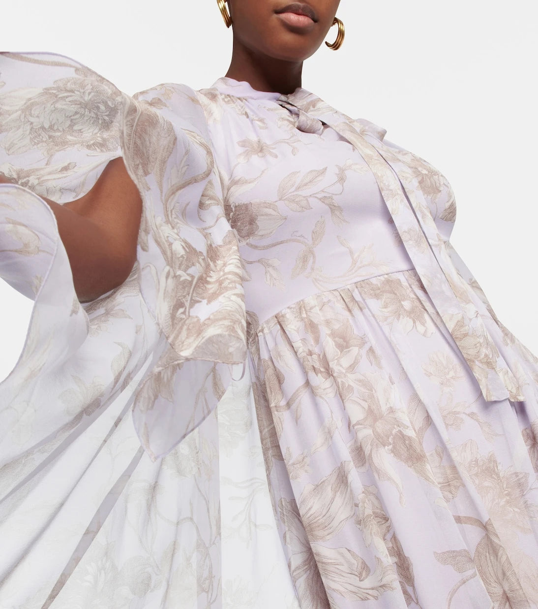 Erdem - Chiara printed silk gown