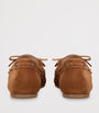 Stuart Weitzman Brown Suede Tinsley Moccasins