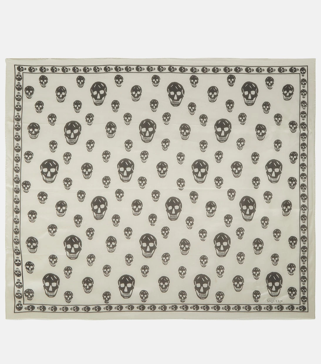 McQueen - Skull silk scarf