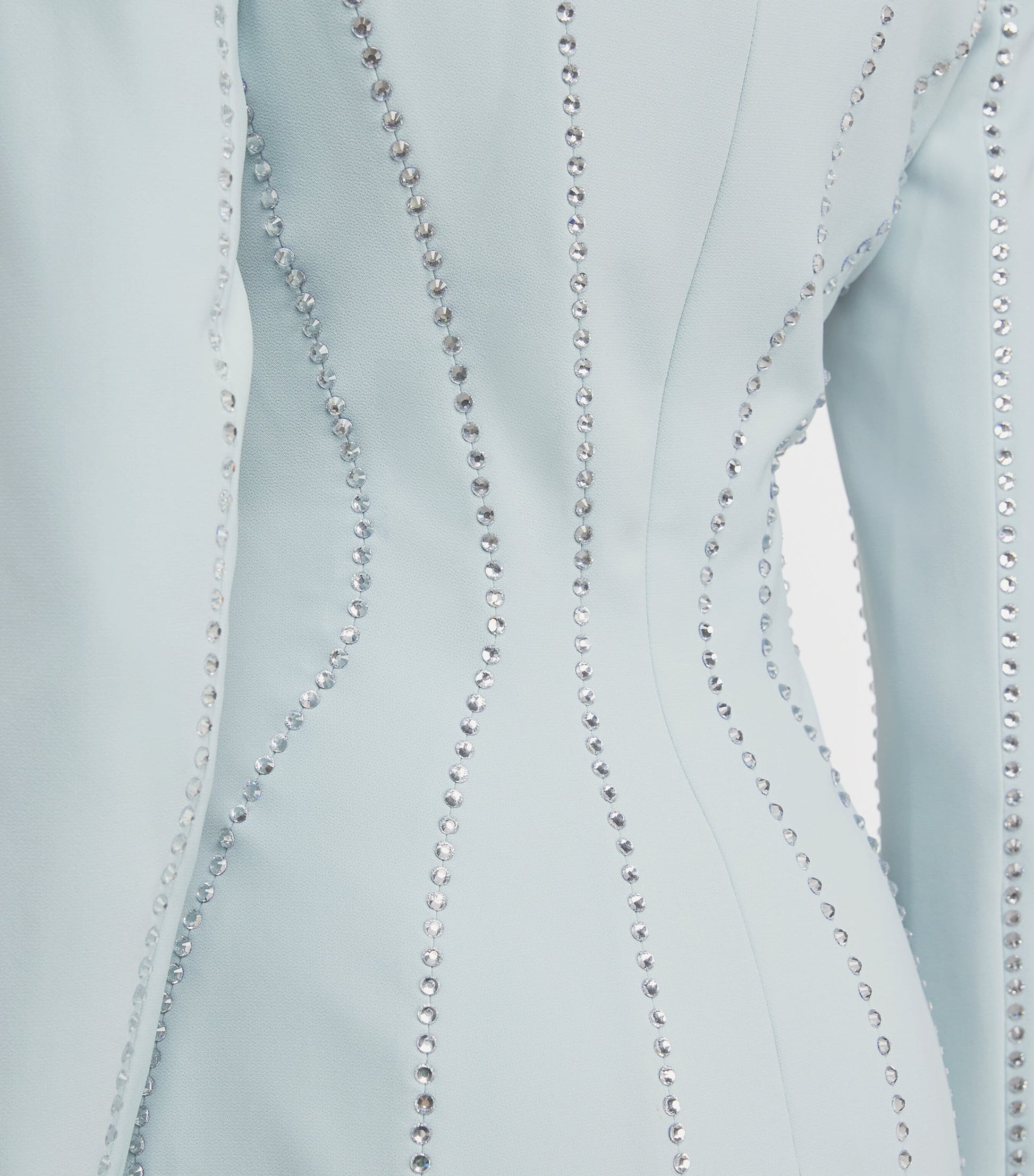 Blue Embellished Victoire Gown