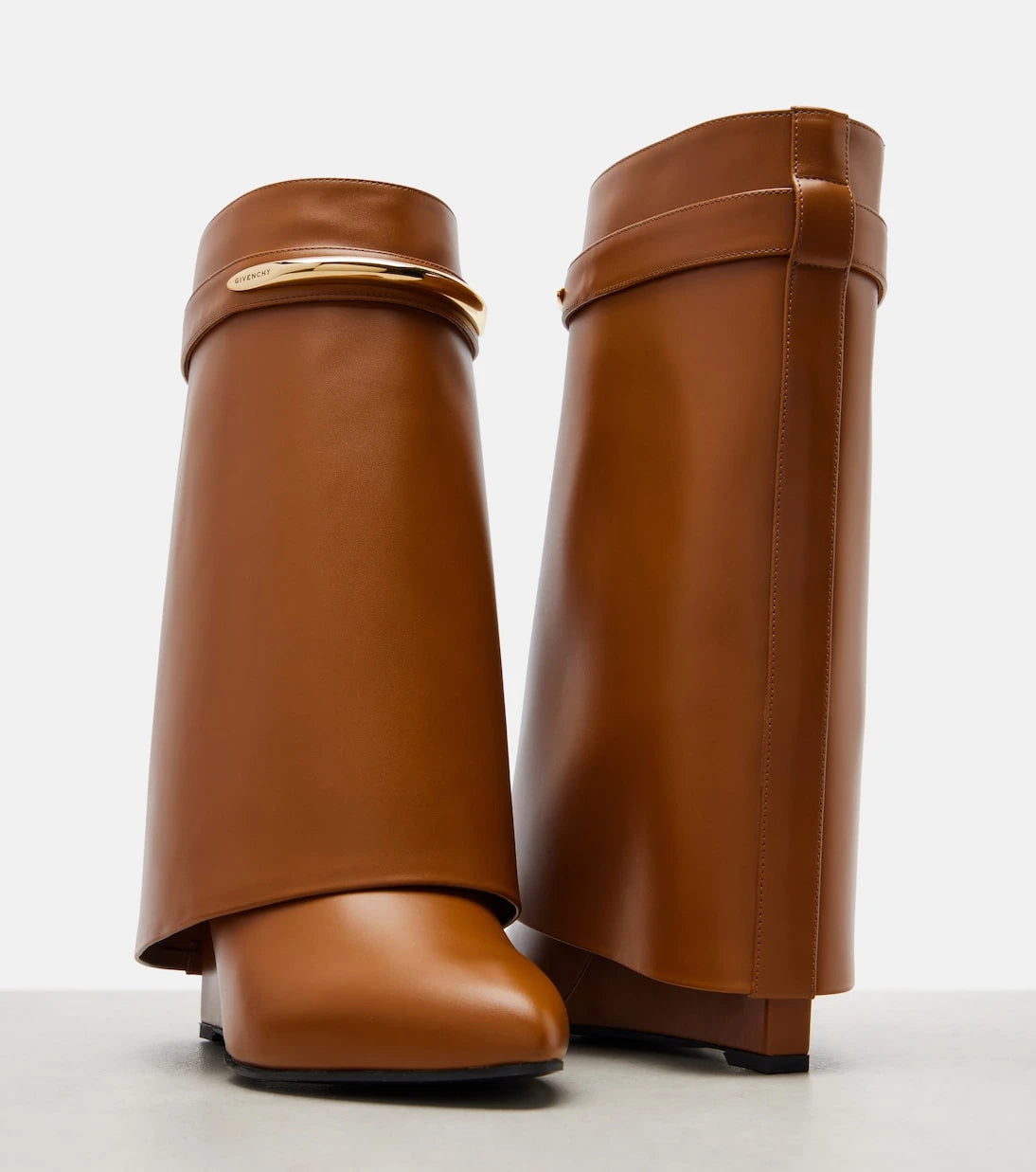 Givenchy - Shark leather mid-calf boots