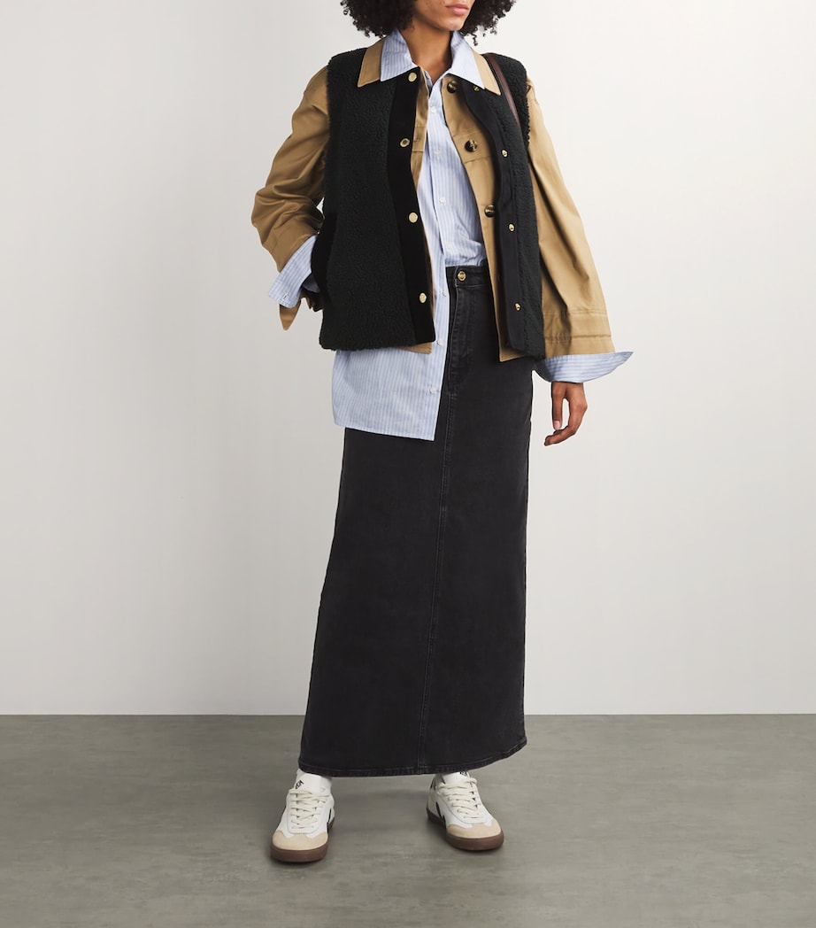 Black Textured Dulsie Gilet