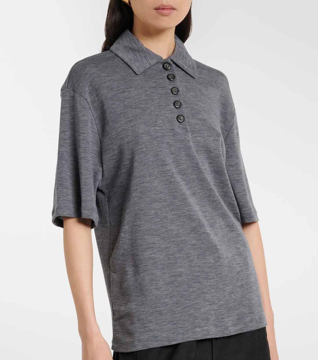Róhe - Wool polo shirt