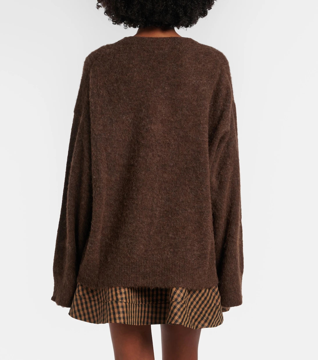 Ganni - Printed alpaca and wool-blend sweater