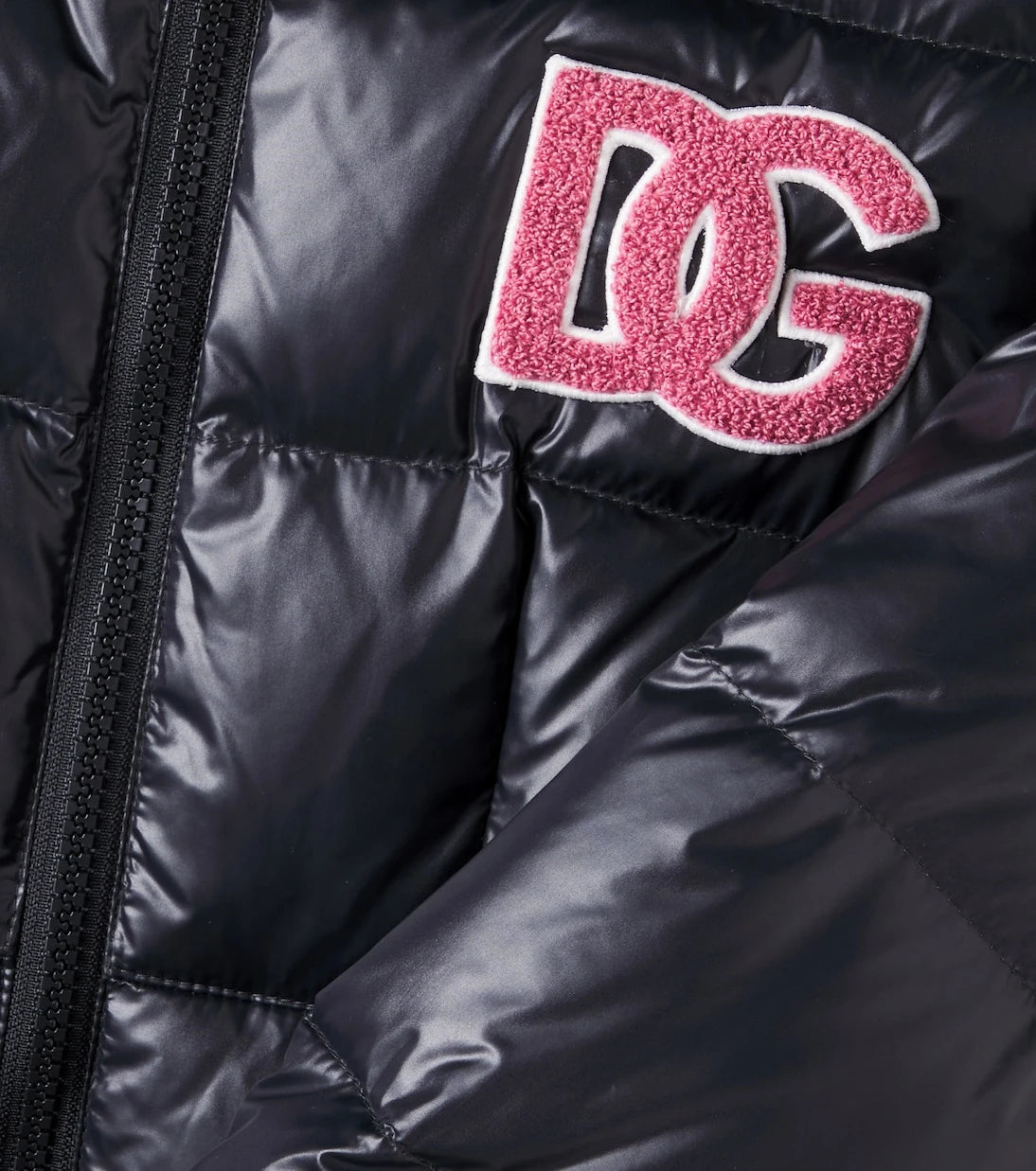 Dolce&Gabbana Kids - DG quilted down coat