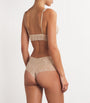 Lace Retro High-Rise Thong 01 CHAI