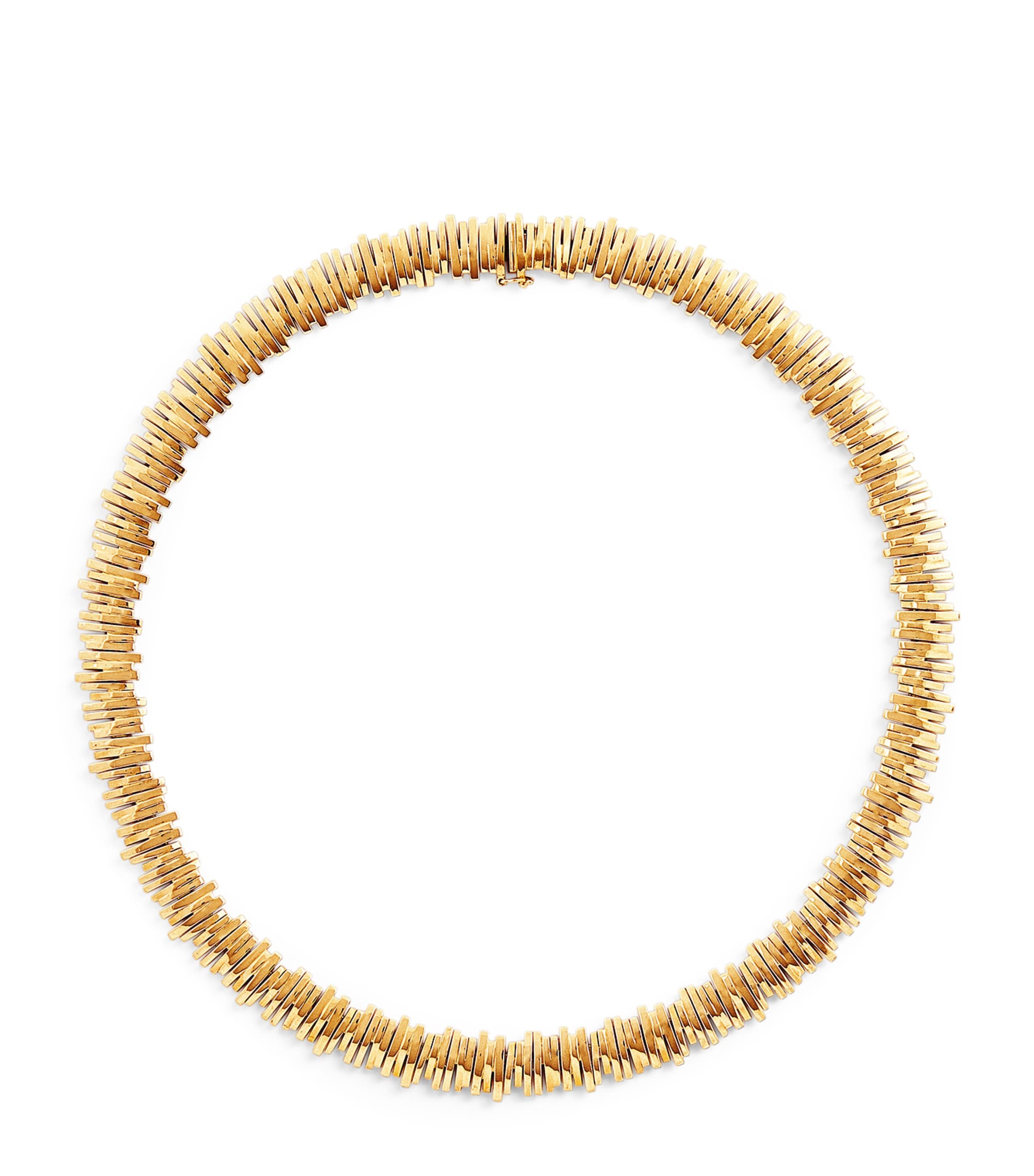 Suzanne Kalan Yellow Gold Golden Age Tennis Necklace