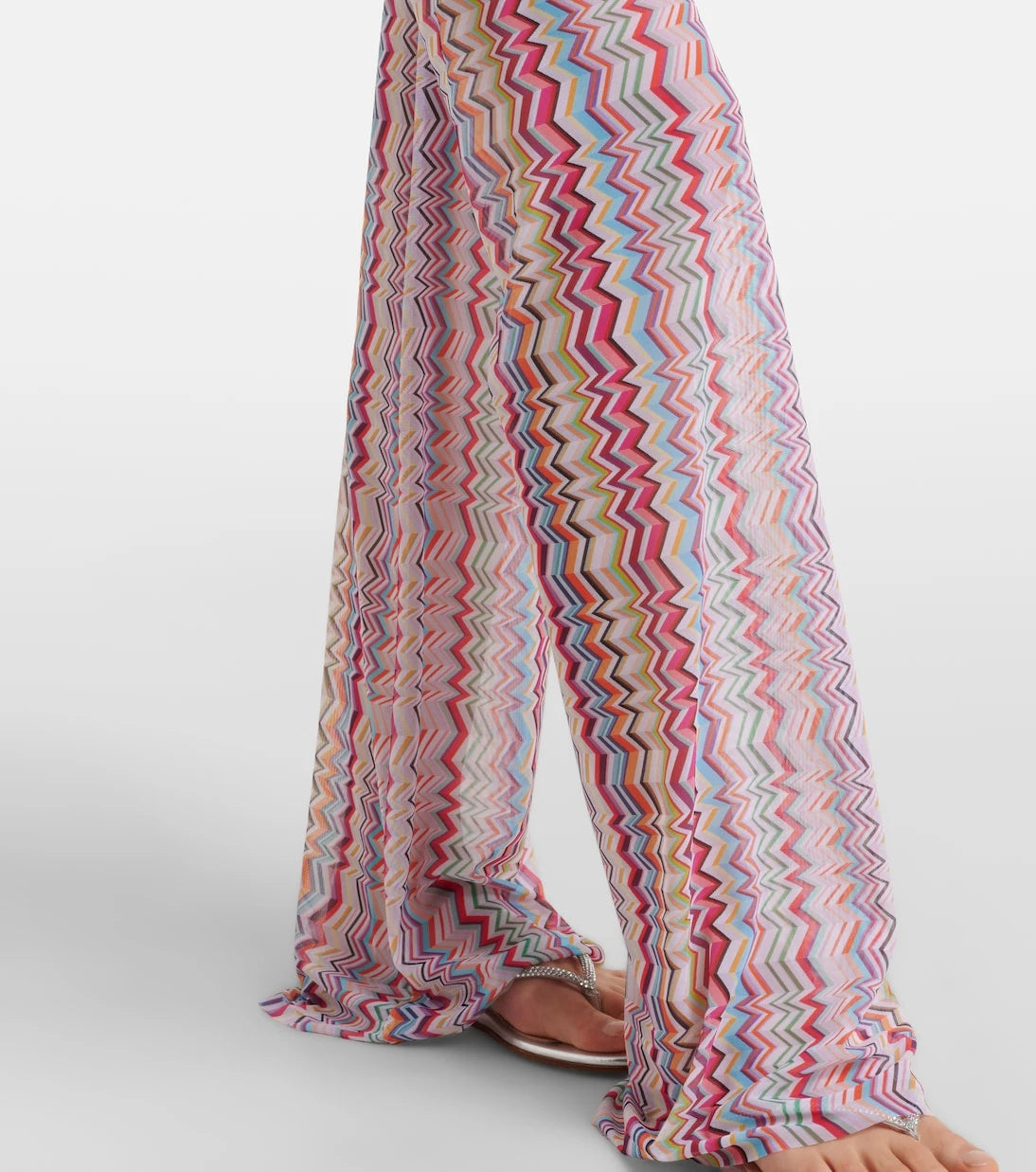 Missoni - Zigzag high-rise slim pants