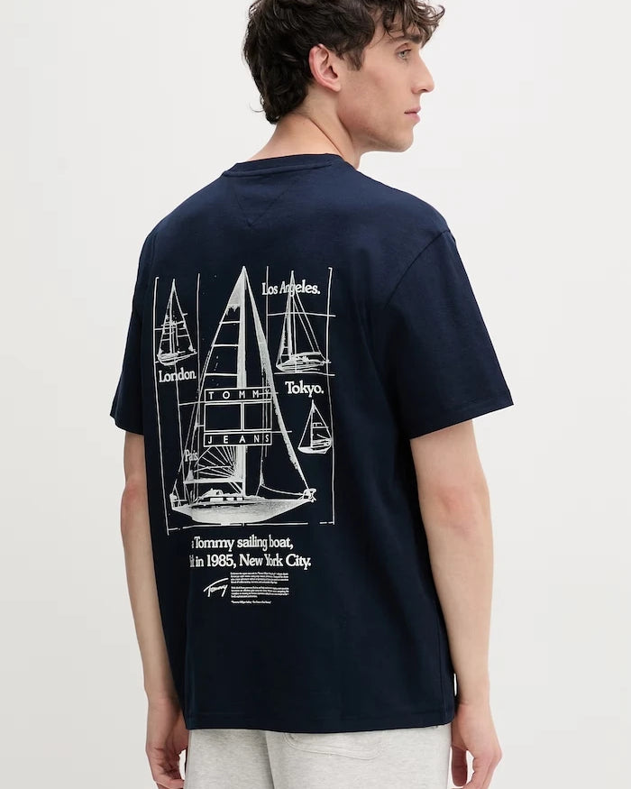 Tommy Jeans Erkek Pamuk Tişört