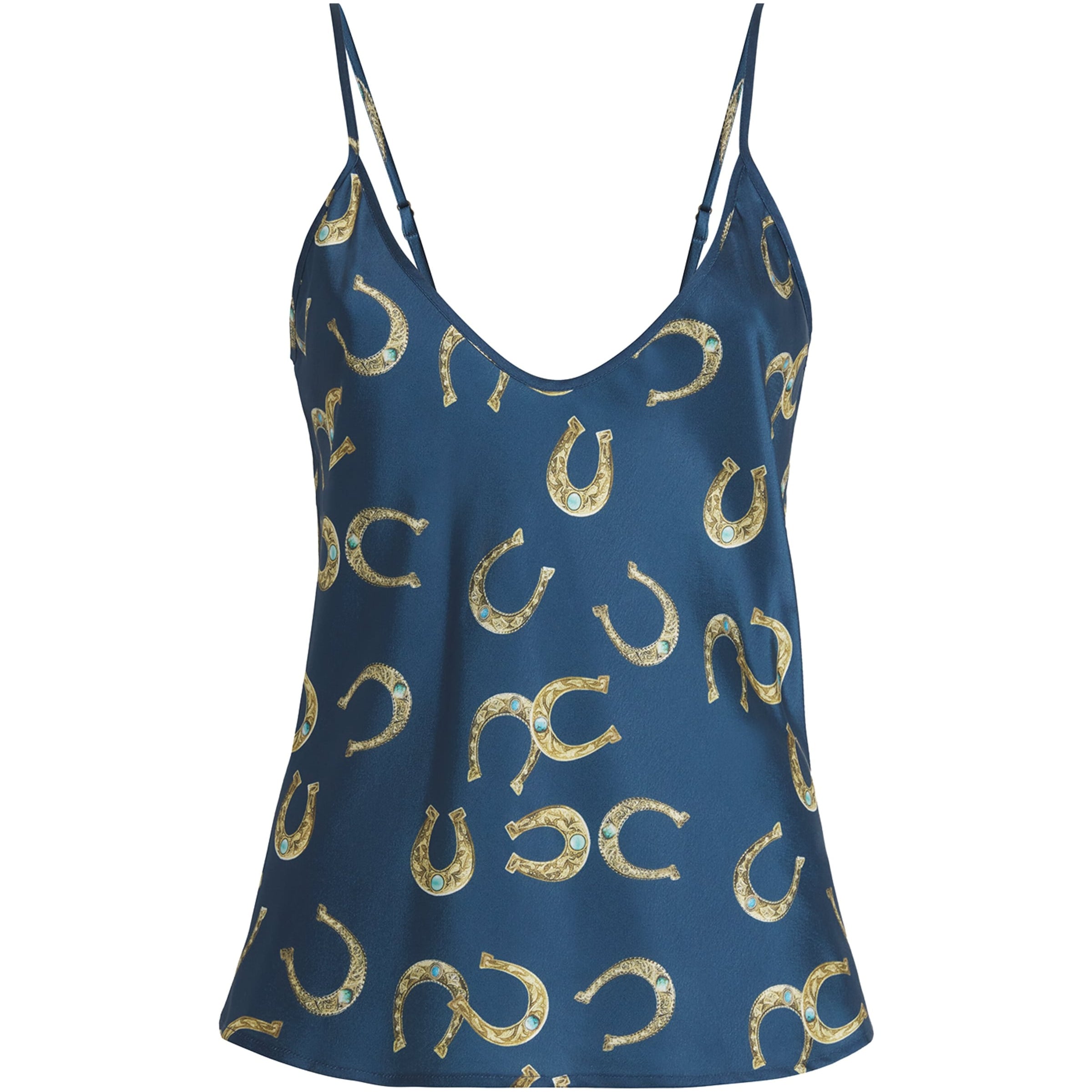 L'Agence Multi Satin Horseshoe Lexi Camisole