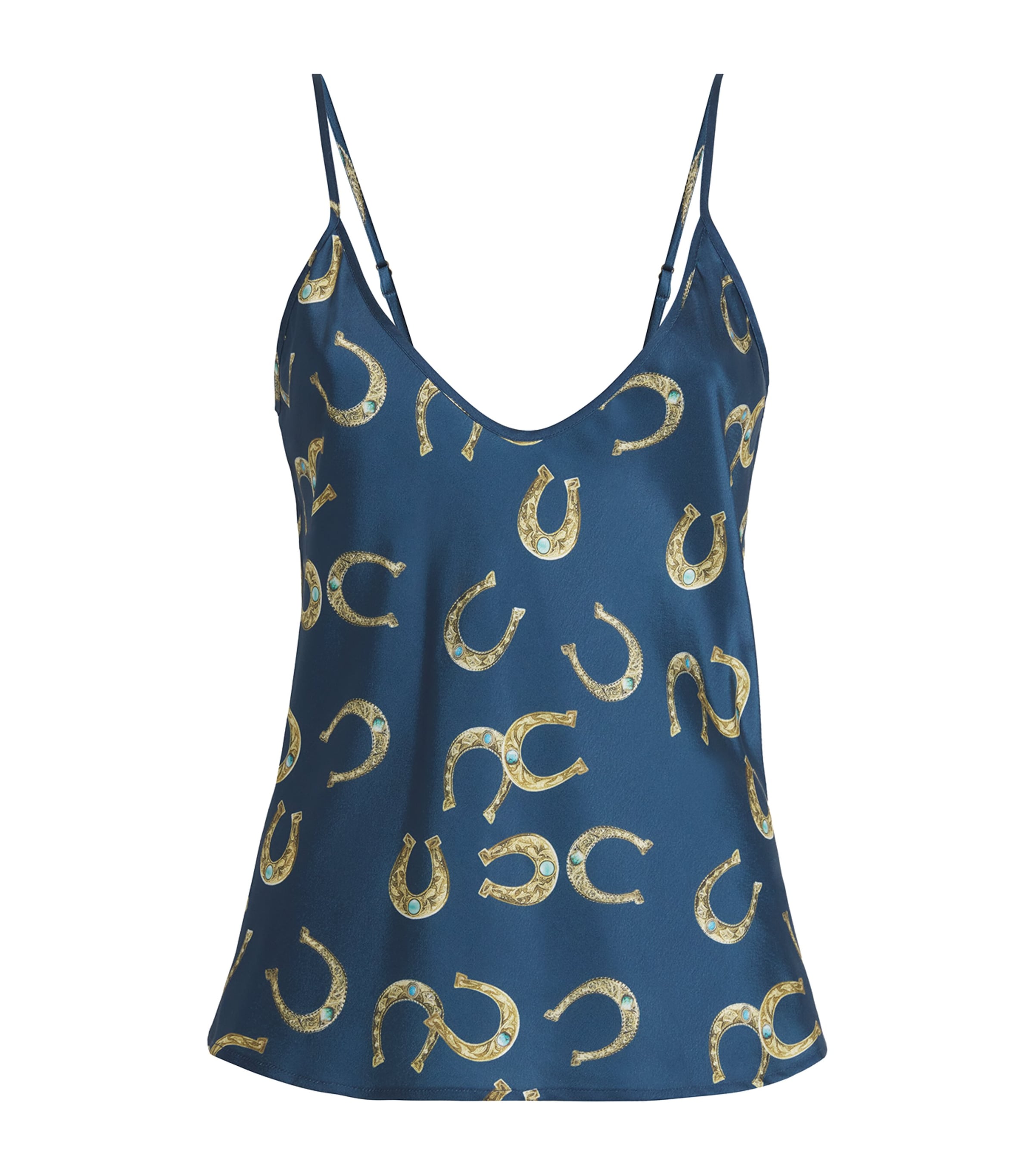 L'Agence Multi Satin Horseshoe Lexi Camisole