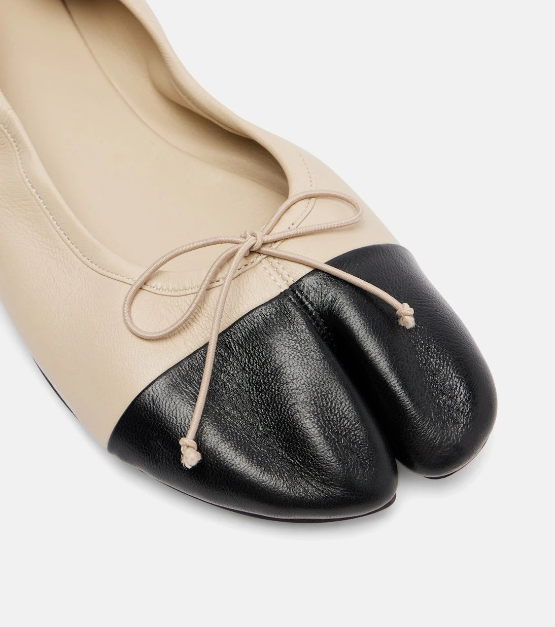 Christen - Tabi leather ballet flats