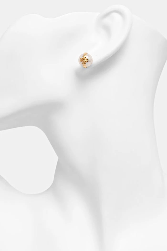 Tory Burch обици от позлатен модел Moondance