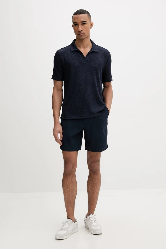 Calvin Klein erkek viskonlu yakalı polo yaka tişört