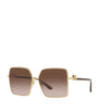 Gold Square Sunglasses
